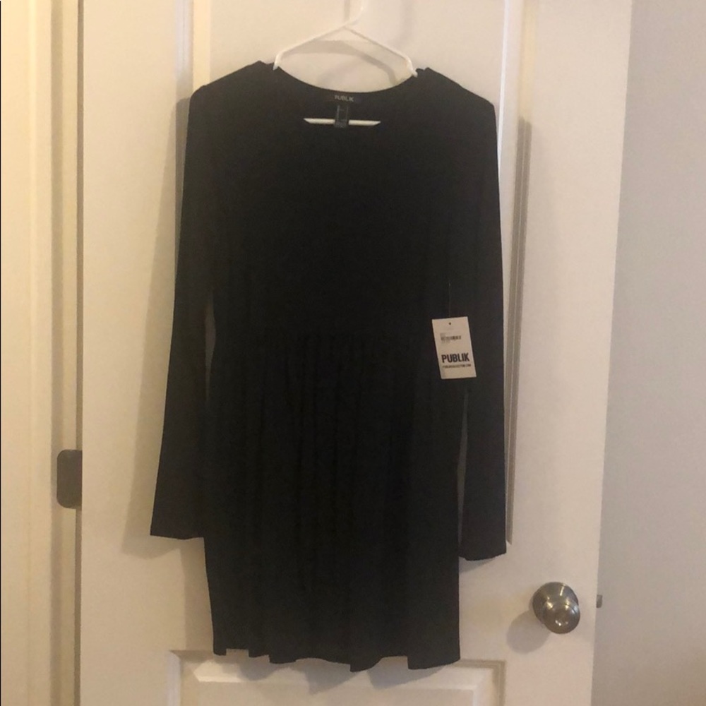 Black Long Sleeved Dress